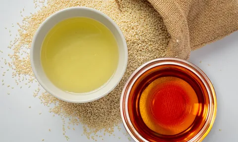 تصویر 2 از روغن کنجد بی بو زرآوه  + طعم ویژه